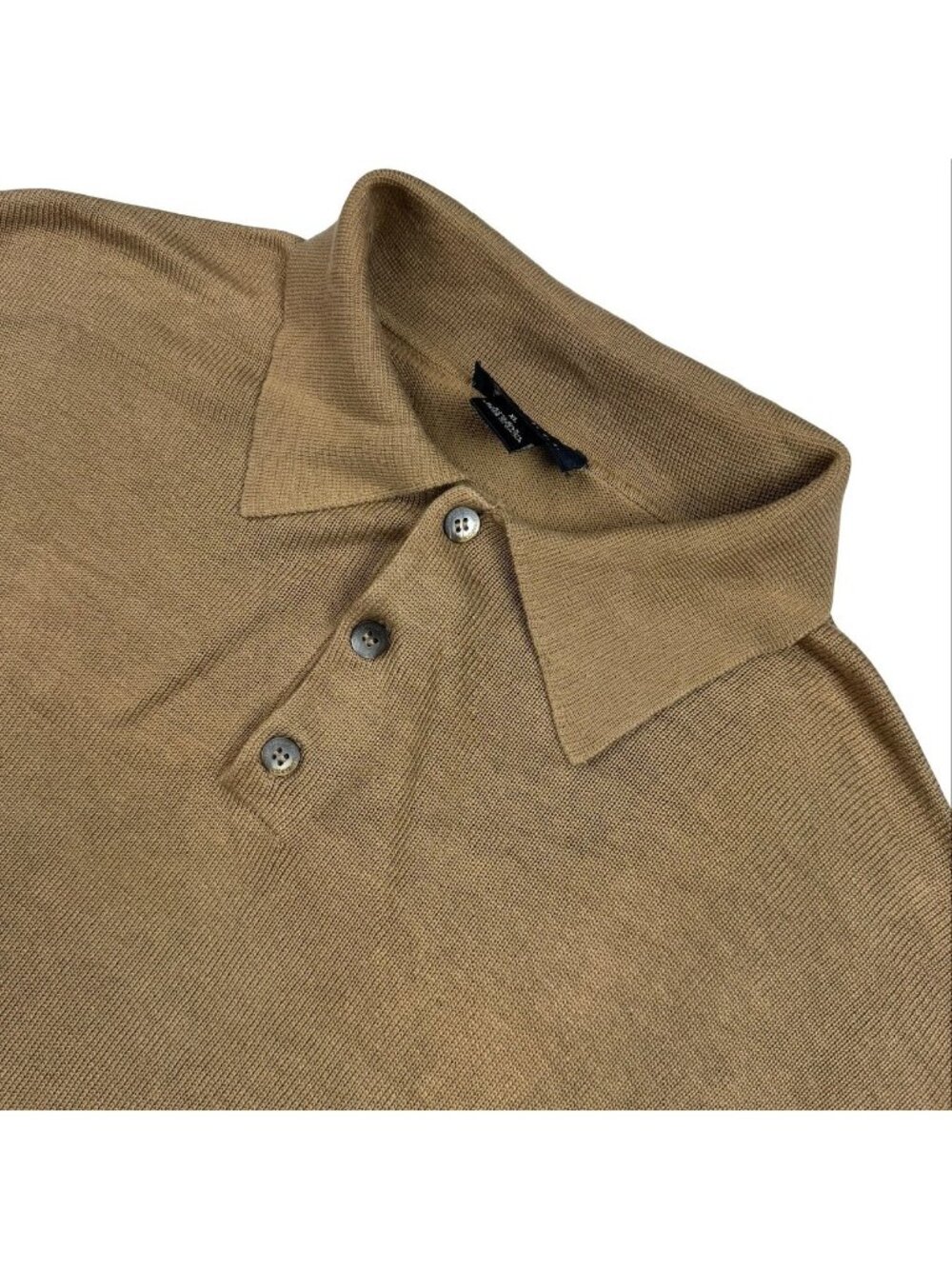 Harold Powell Men's Silk Blend L/S Pullover Sweater Brown • XL